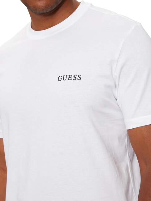 UNDERWEAR Tricou de bumbac alb purpuriu - tricou