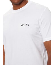 GUESS UNDERWEAR Tricou de bumbac alb purpuriu - tricou - 3