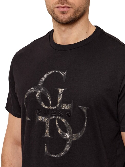 SHIMMER 4G Tricou din bumbac jetbla - tricou