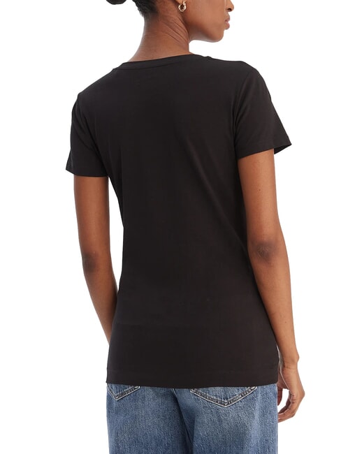 LEO TRIANGLE Tricou cu m&acirc;necă scurtă jetbla - tricou