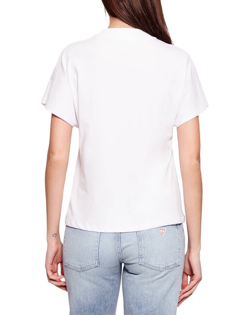 POPCORN Tricou din bumbac alb purpuriu - tricou