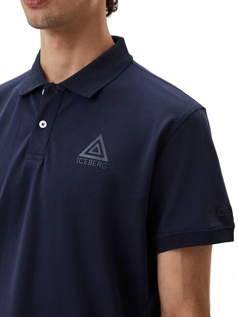 TRIANGLE Tricou polo cu m&acirc;necă scurtă marina - maiou Polo