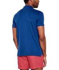 ICEBERG BASIC Tricou polo din bumbac albastru - maiou Polo - 2