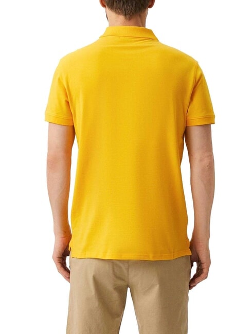 TRIANGLE Tricou polo cu m&acirc;necă scurtă galben - maiou Polo