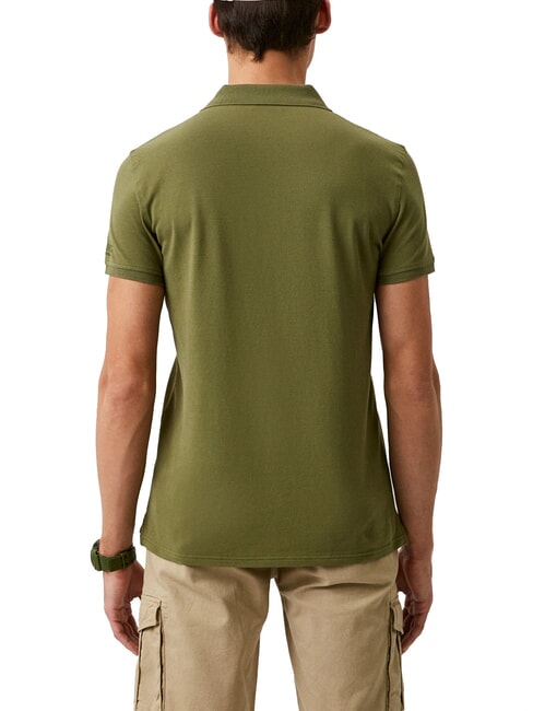 TRIANGLE Tricou polo cu m&acirc;necă scurtă militar - maiou Polo