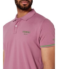 ICEBERG BASIC Tricou polo din bumbac zmeură - maiou Polo - 3