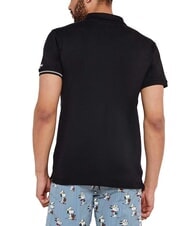 ICEBERG BASIC Tricou polo din bumbac negru - maiou Polo - 2