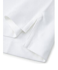 TOMMY HILFIGER TH Tricou polo cu m&acirc;necă scurtă din bumbac alb strălucitor - maiou Polo - 5