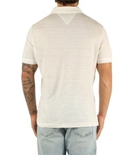 TOMMY HILFIGER TH Tricou polo din in cu m&acirc;necă scurtă - maiou Polo