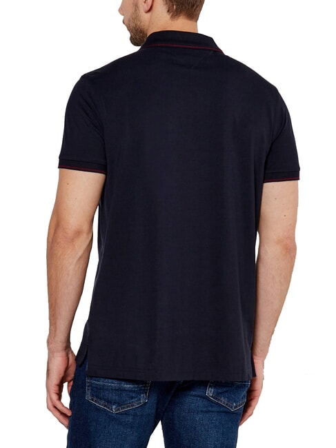 TH Tricou polo cu m&acirc;necă scurtă și bordură cerul deșertului - maiou Polo