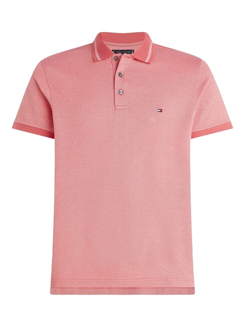 TH Tricou polo cu m&acirc;necă scurtă din bumbac roz - maiou Polo