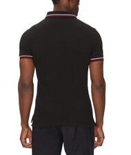 TOMMY HILFIGER TH TIPPED Tricou polo cu m&acirc;necă scurtă, croială slim fit negru - maiou Polo - 2