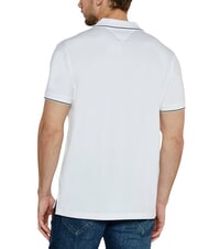 TOMMY HILFIGER TH Tricou polo cu m&acirc;necă scurtă și bordură - maiou Polo