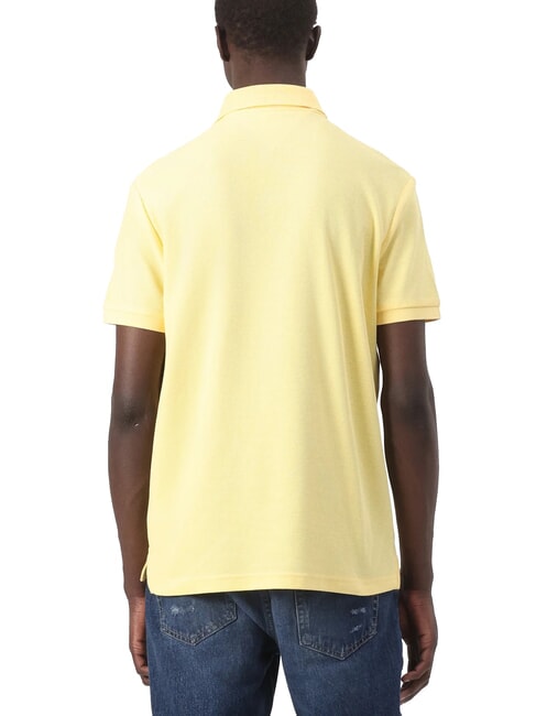 TH Tricou polo cu m&acirc;necă scurtă și broderie cu monogramă lemongrass - maiou Polo