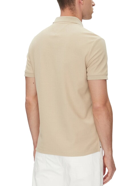 TH Tricou polo cu m&acirc;necă scurtă și broderie cu monogramă lemn de santal - maiou Polo