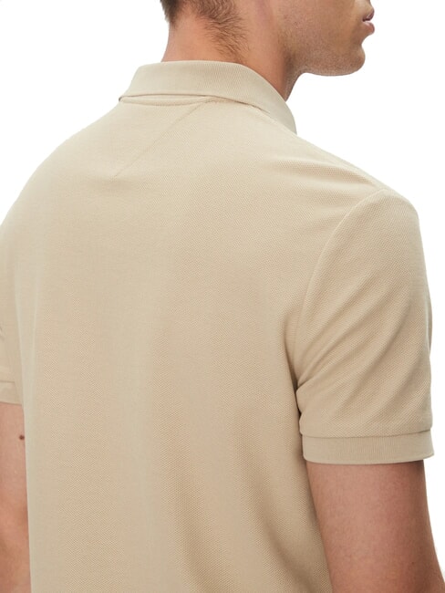 TH Tricou polo cu m&acirc;necă scurtă și broderie cu monogramă lemn de santal - maiou Polo