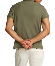 TOMMY HILFIGER TH Tricou polo cu m&acirc;necă scurtă și broderie cu monogramă verde de luptă - maiou Polo - 2