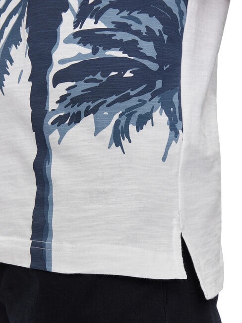 TH Tricou polo cu m&acirc;necă scurtă și imprimeu alb - maiou Polo