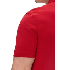 TOMMY HILFIGER TH Tricou polo cu m&acirc;necă scurtă, croială regulată roșu mediu - maiou Polo - 4