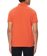 TOMMY HILFIGER TH Tricou polo cu m&acirc;necă scurtă, croială regulată portocaliu strălucitor - maiou Polo - 2