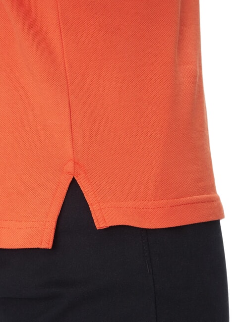 TH Tricou polo cu m&acirc;necă scurtă, croială regulată portocaliu strălucitor - maiou Polo