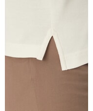 TOMMY HILFIGER TH Tricou polo cu m&acirc;necă scurtă, croială regulată petală de fildeș - maiou Polo - 4