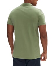 TOMMY HILFIGER TH JEANS Tricou polo cu m&acirc;necă scurtă și steag Aruba Verde - maiou Polo - 2
