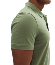 TOMMY HILFIGER TH JEANS Tricou polo cu m&acirc;necă scurtă și steag Aruba Verde - maiou Polo - 4