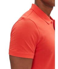 TOMMY HILFIGER TH JEANS Tricou polo cu m&acirc;necă scurtă și steag vermilion strălucitor - maiou Polo - 4
