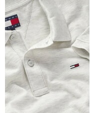 TOMMY HILFIGER TH JEANS Tricou polo cu m&acirc;necă scurtă și steag erica albă ca zăpada - maiou Polo - 3