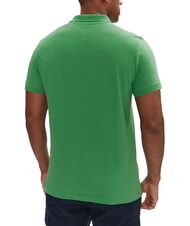 TOMMY HILFIGER TH JEANS Tricou polo cu m&acirc;necă scurtă și steag verde de coastă - maiou Polo - 2