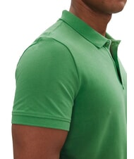 TOMMY HILFIGER TH JEANS Tricou polo cu m&acirc;necă scurtă și steag verde de coastă - maiou Polo - 4