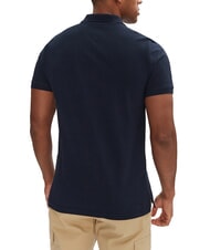 TOMMY HILFIGER TH JEANS Tricou polo cu m&acirc;necă scurtă și steag bleumarin noapte &icirc;ntunecată - maiou Polo - 2