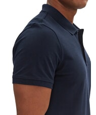 TOMMY HILFIGER TH JEANS Tricou polo cu m&acirc;necă scurtă și steag bleumarin noapte &icirc;ntunecată - maiou Polo - 4
