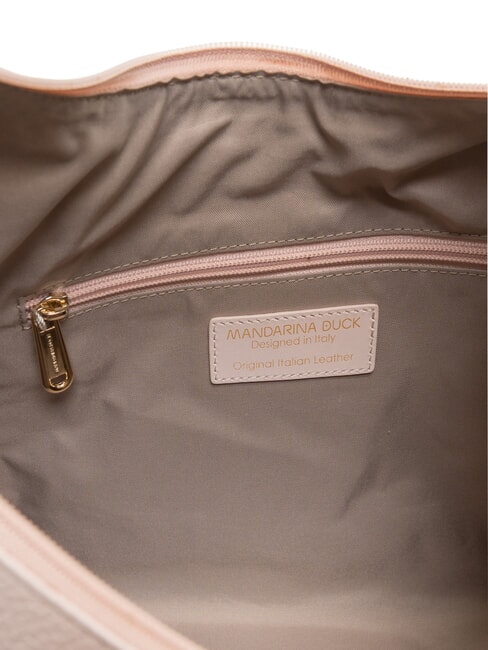 MELLOW LEATHER Geantă de umăr, piele roz bombon - Genți femei