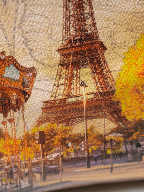 YESBAG Geantă de umăr cu curea de umăr Paris amuzant - Genți femei