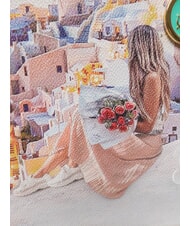 YNOT YESBAG Geantă de cumpărături imprimată Apus de soare &icirc;n Grecia - Genți femei - 3