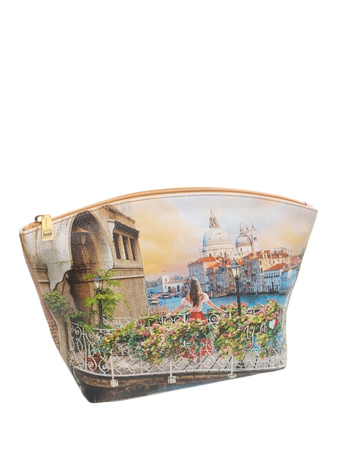 YESBAG Trusă cosmetică mare, evazată canal &icirc;nflorit - Truse de toaletă