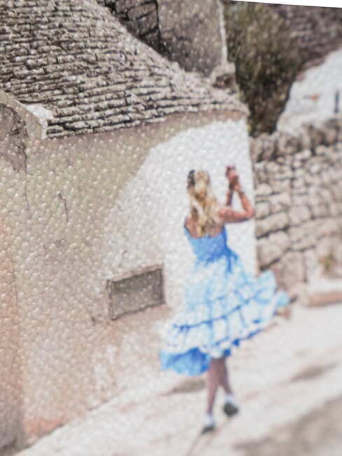 YESBAG Trusă cosmetică mare, evazată Alice &icirc;n Trulli - Truse de toaletă