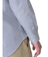 TOMMY HILFIGER TH Cămașă cu m&acirc;necă lungă safir &icirc;nchis / dungi albe - Cămăși pentru bărbați - 3