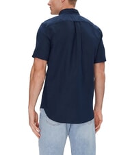 TOMMY HILFIGER TH Cămașă cu m&acirc;necă scurtă și nasturi carbon marin - Cămăși pentru bărbați - 2