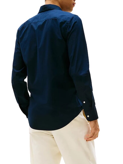 TH Cămașă cu m&acirc;necă lungă din bumbac cerul deșertului - Cămăși pentru bărbați