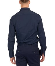 TOMMY HILFIGER TH Cămașă cu m&acirc;necă lungă din bumbac elastic sacou bleumarin - Cămăși pentru bărbați - 2