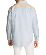 TOMMY HILFIGER TH Cămașă cu m&acirc;necă lungă &icirc;n blocuri de culoare - Cămăși pentru bărbați