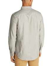 TOMMY HILFIGER TH JEANS Cămașă cu m&acirc;necă lungă și dungi bleumarin noapte &icirc;ntunecată - Cămăși pentru bărbați - 2