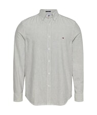 TOMMY HILFIGER TH JEANS Cămașă cu m&acirc;necă lungă și dungi bleumarin noapte &icirc;ntunecată - Cămăși pentru bărbați - 4