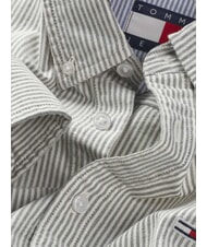 TOMMY HILFIGER TH JEANS Cămașă cu m&acirc;necă lungă și dungi bleumarin noapte &icirc;ntunecată - Cămăși pentru bărbați - 6