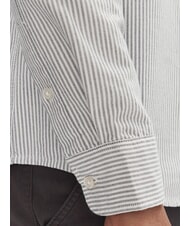 TOMMY HILFIGER TH JEANS Cămașă cu m&acirc;necă lungă și dungi cer deșertic / petală de fildeș - Cămăși pentru bărbați - 4