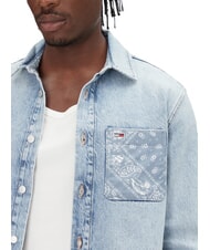 TOMMY HILFIGER TH JEANS Cămașă din denim cu m&acirc;necă lungă denim deschis - Cămăși pentru bărbați - 3