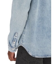 TOMMY HILFIGER TH JEANS Cămașă din denim cu m&acirc;necă lungă denim deschis - Cămăși pentru bărbați - 4